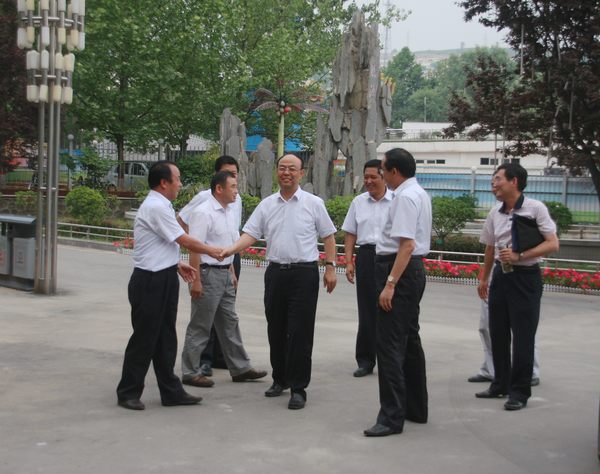 下石节矿党政领导热烈欢迎公司党委书记黄河一行深入该矿检查指导工作 下石节矿党政领导热烈欢迎公司党委书记黄河一行深入该矿检查指导工作