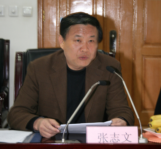 局党委副书记,纪委书记张志文作专题汇报