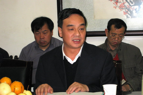 下石节煤矿副矿长潘成忠同志介绍矿井情况