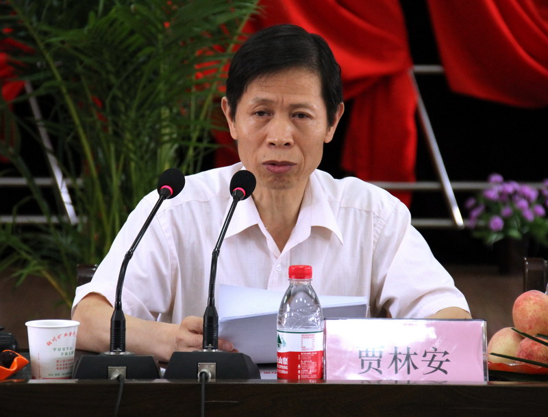 公司二季度安全质量标准化验收暨安全大检查通报会在金华山矿召开
