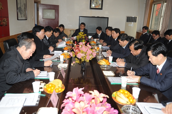 汇报会现场