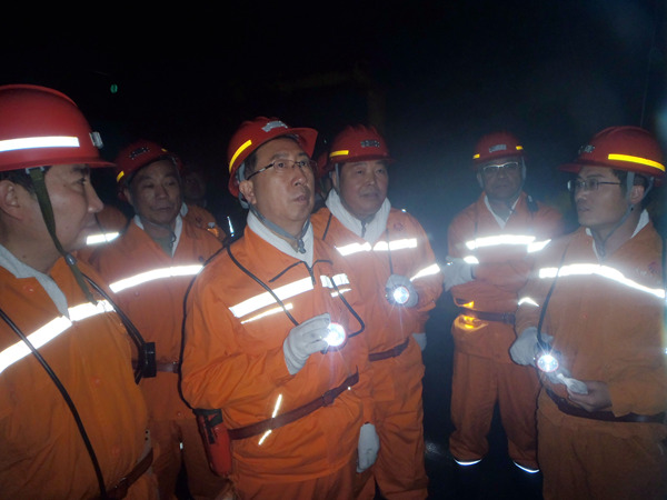 黄玉治到陕煤集团彬长矿业公司调研指导工作